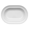 10-inch, oval serving dish, White,,large
