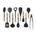 11-pc Kitchen Utensil Set, Silicone ,,large