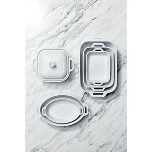 2-pc, Oval Baking Dish Set, White