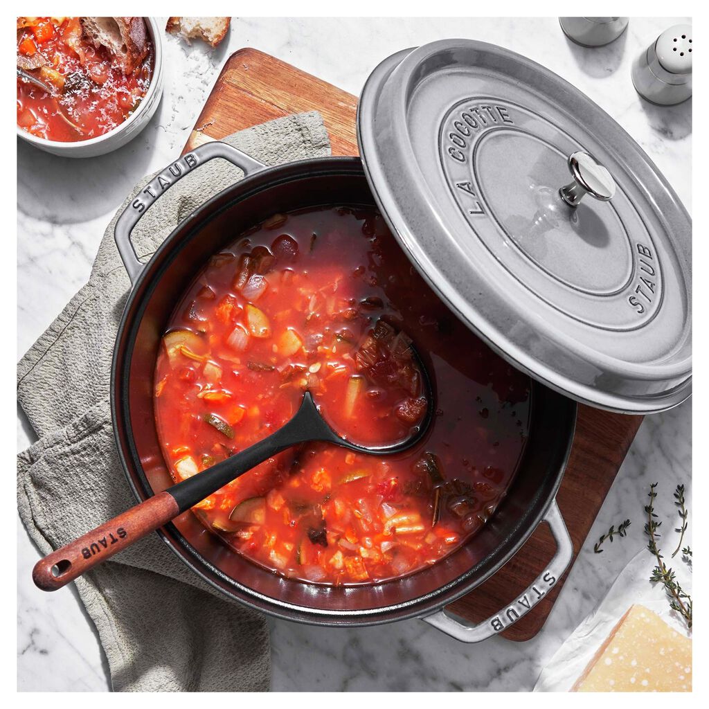 7 qt, Round, Dutch Oven, Graphite Grey,,large