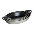 9.5-inch, Oval, Baking Dish, Graphite Grey,,large
