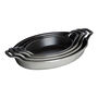 9.5-inch, Oval, Gratin Baking Dish, Matte Black,,large