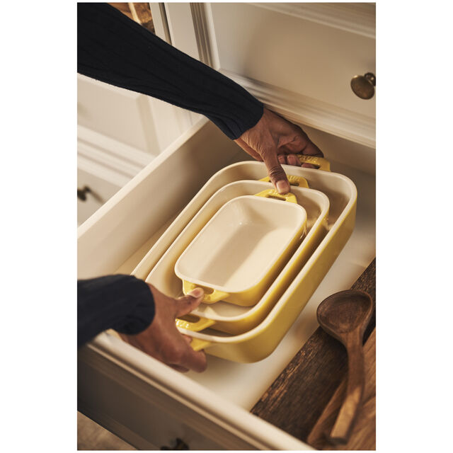 3-pc, Rectangular Baking Dish Set, Citron,,large