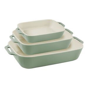 3-pc, Rectangular Baking Dish Set, Eucalyptus