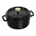 0.75 qt, Round, Dutch Oven, Matte Black,,large