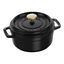 0.5 qt, Round, Dutch Oven, Matte Black,,large preview