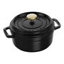 0.75 qt, Round, Dutch Oven, Matte Black,,large