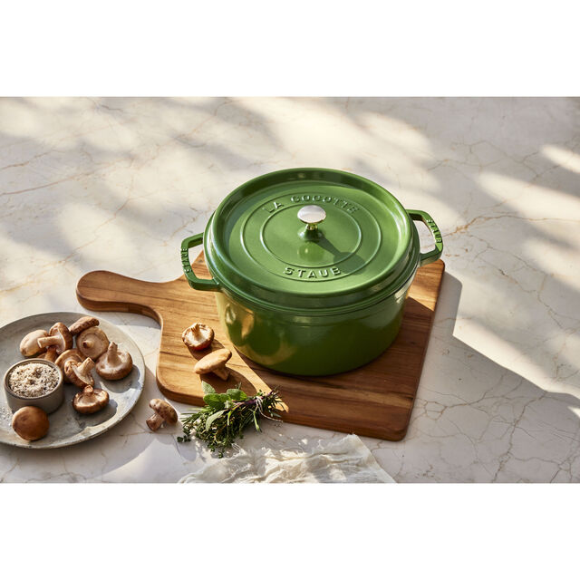 5.5 qt, Round, Dutch Oven, Pistachio,,large