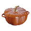 3.5 qt, Pumpkin, Dutch Oven With Brass Knob, Burnt Orange,,large preview