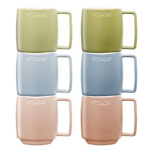 11.8-oz-/-6-pc  Macaron Coffee/Tea Mugs