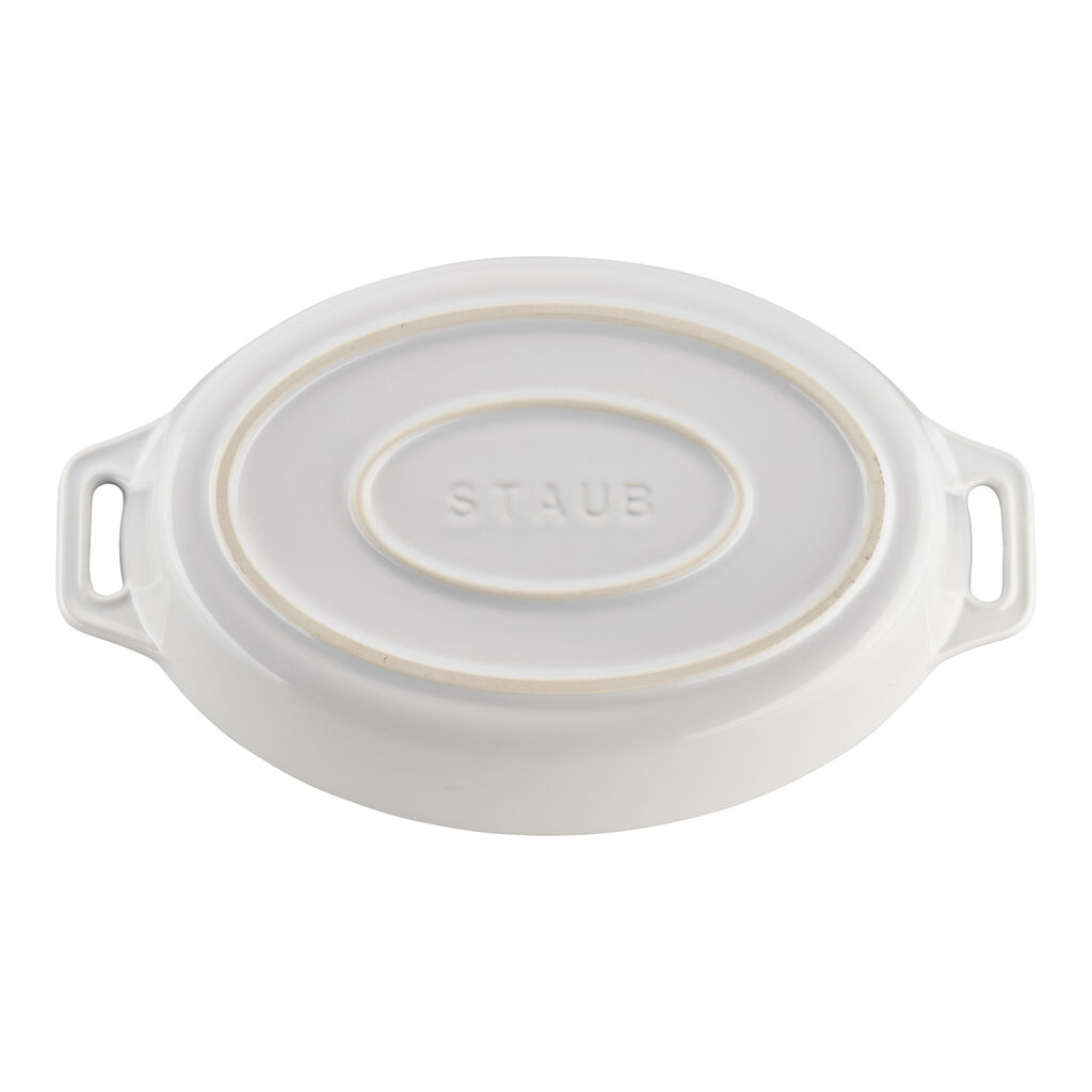 2-pc, Oval Baking Dish Set, White,,large