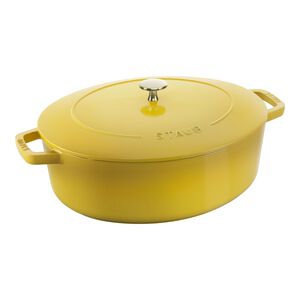 6 qt, Wide Oval French Oven, Citron