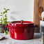 4 qt, Round, Dutch Oven, Cherry,,large preview