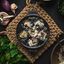 5.5-inch, Escargot Dish with six holes, Matte Black,,large preview