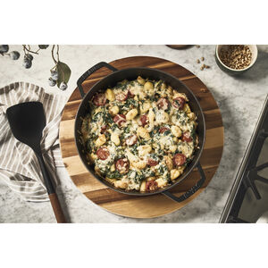 13.25 qt, Round, Dutch Oven, Matte Black