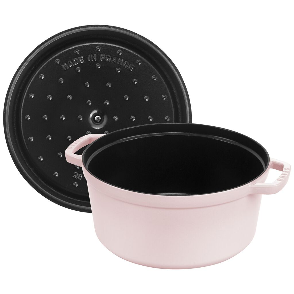7 qt, Round, Dutch Oven, Peony Pink - Factory Second,,large