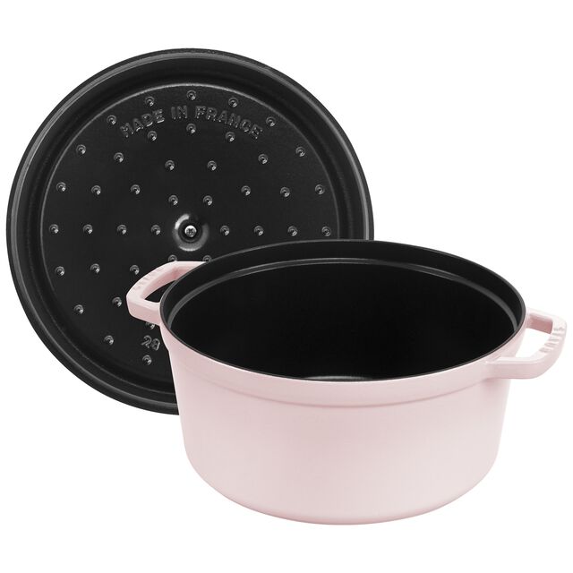 7 qt, Round, Dutch Oven, Peony Pink,,large