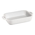 2-pc, Rectangular Baking Dish Set, White,,large