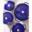7 qt, Round, Dutch Oven, Dark Blue,,large preview