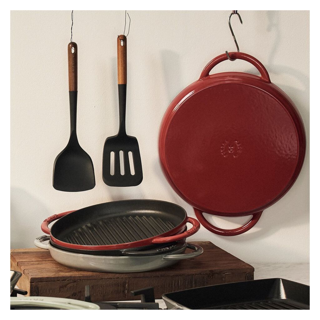13-inch, Double Handle Fry Pan, Cherry,,large