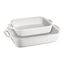 2-pc, Rectangular Baking Dish Set, White,,large preview
