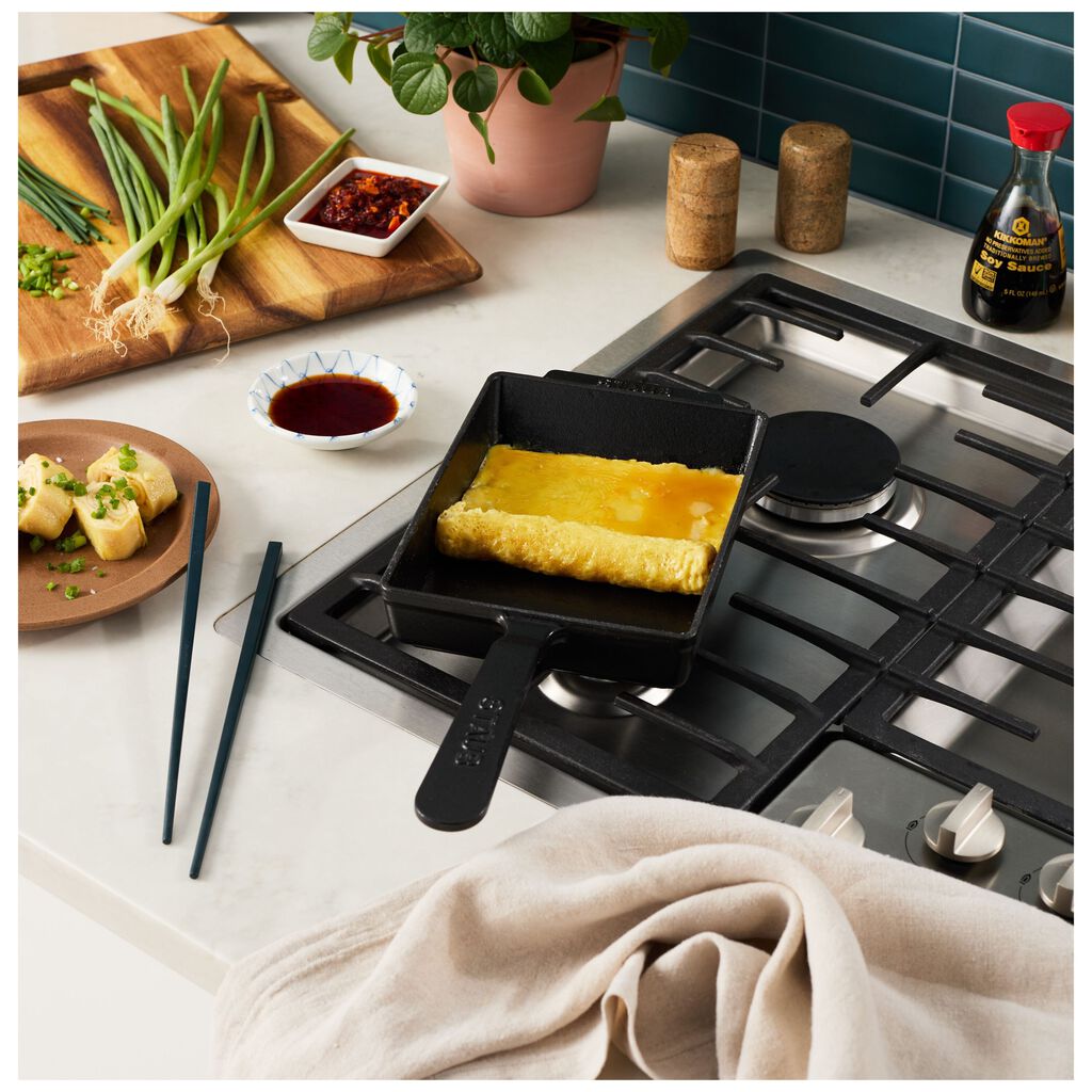 6-inch, Egg Roll Pan, Matte Black,,large
