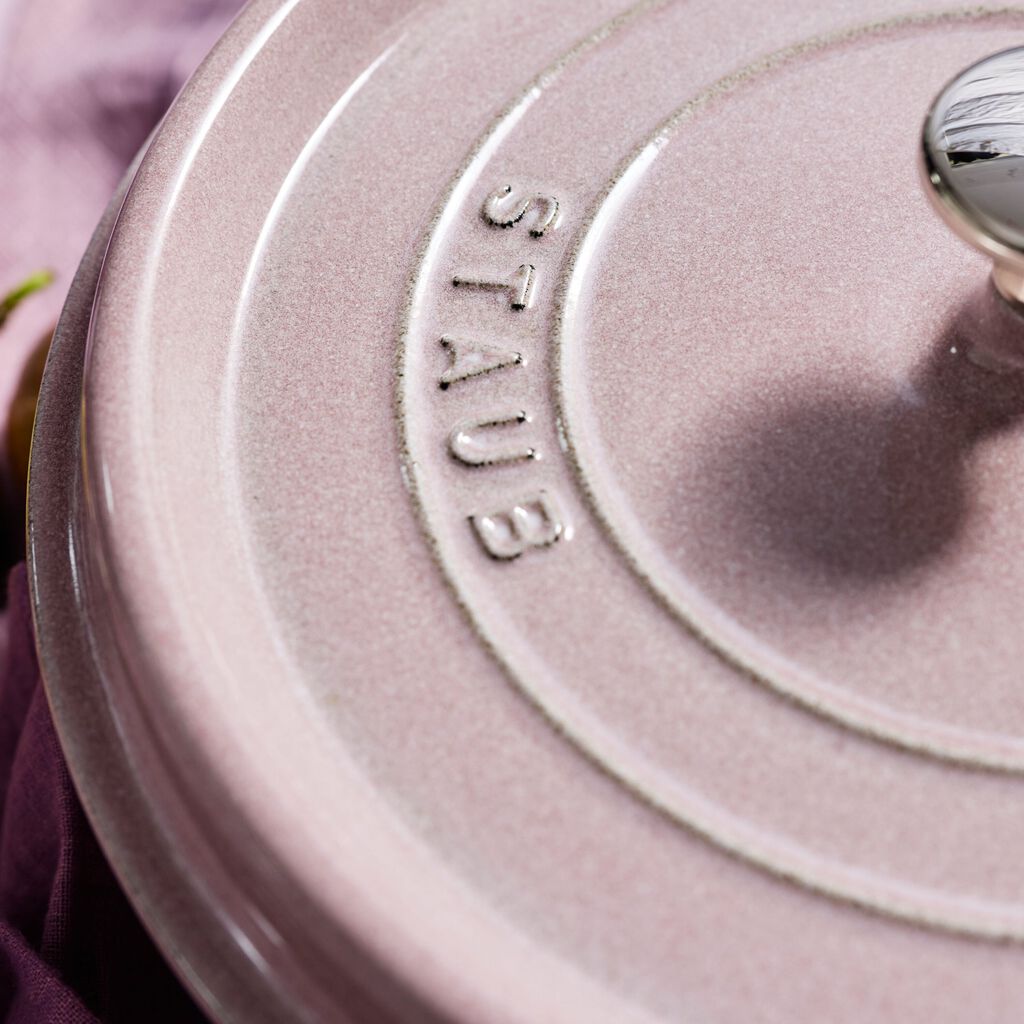7 qt, Round, Dutch Oven, Lilac,,large