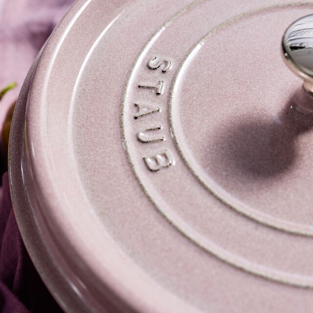 7 qt, Round, Dutch Oven, Lilac,,large