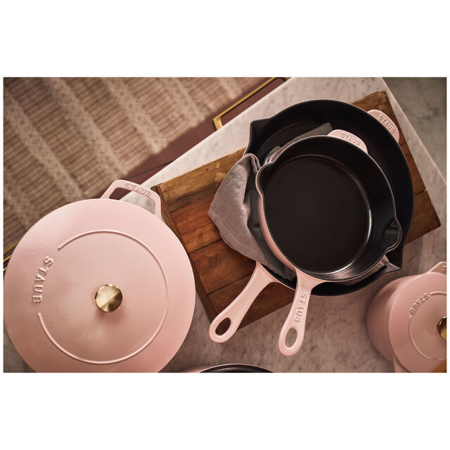 11-inch, Traditional Deep Skillet, Peony Pink,,large