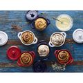 3-pc, Mini Round Dutch Oven Set, Cherry,,large