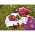 1.75 qt, Heart, Dutch Oven, Cherry,,large