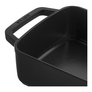 12-x 8-inch, Rectangular, Roasting Pan, Matte Black