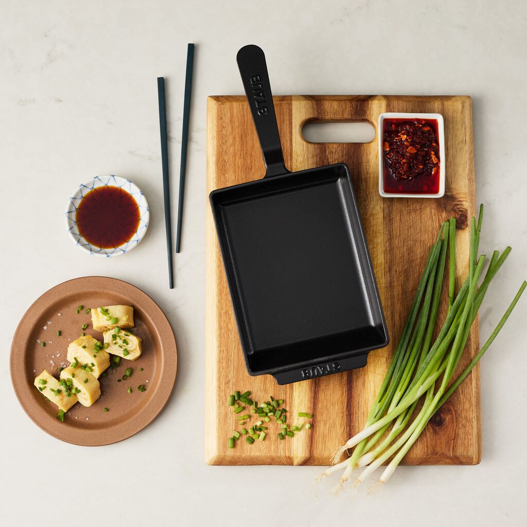 6-inch, Egg Roll Pan, Matte Black,,large