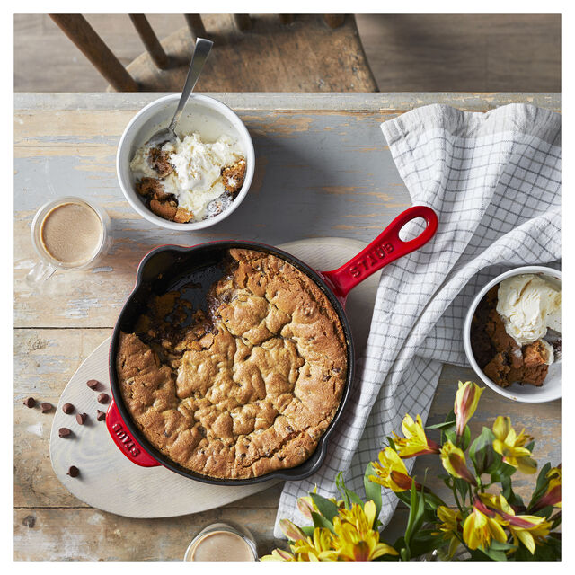 8.5-inch, Traditional Deep Skillet, Cherry,,large