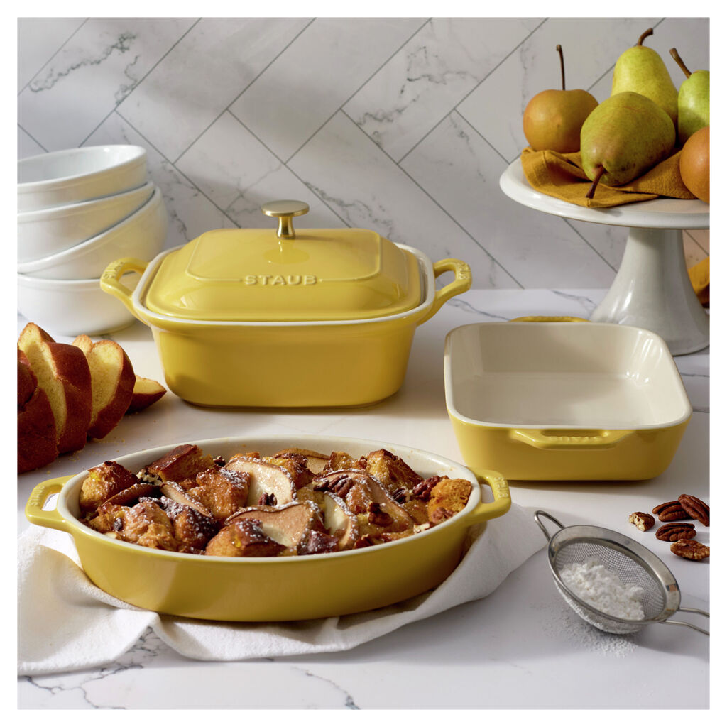 4-pc, Mixed Baking Dish Set, Citron,,large