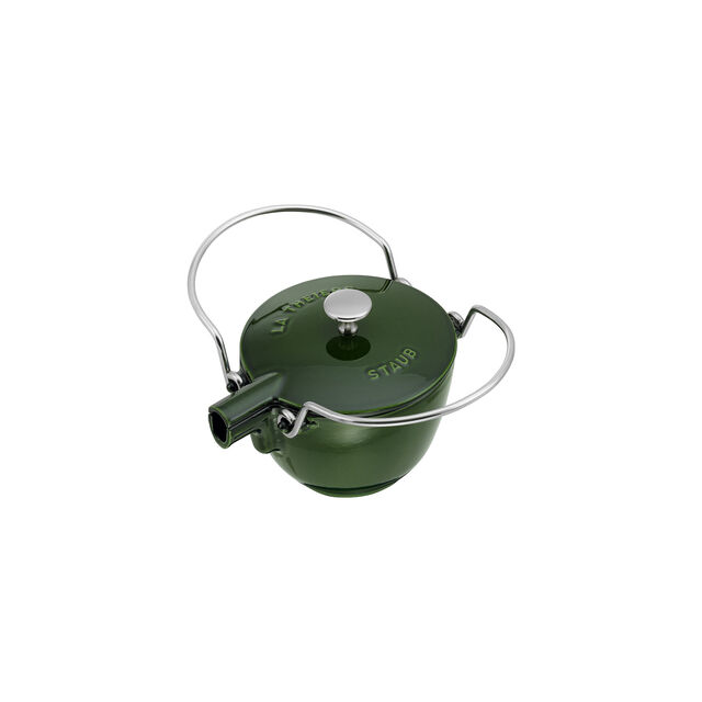 1 qt, Round, Tea Kettle, Basil,,large