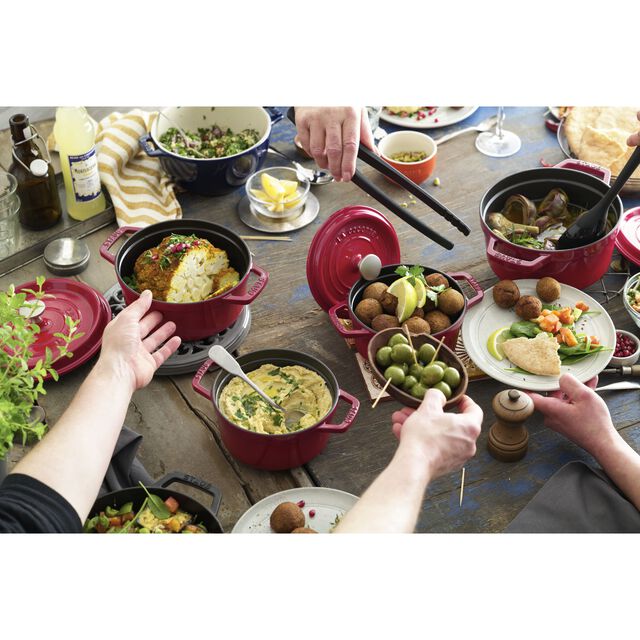 2.75 qt, Round, Dutch Oven, Cherry,,large