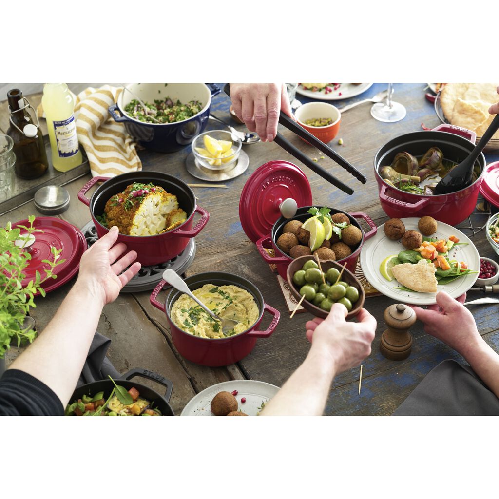 2.75 qt, Round, Dutch Oven, Cherry,,large