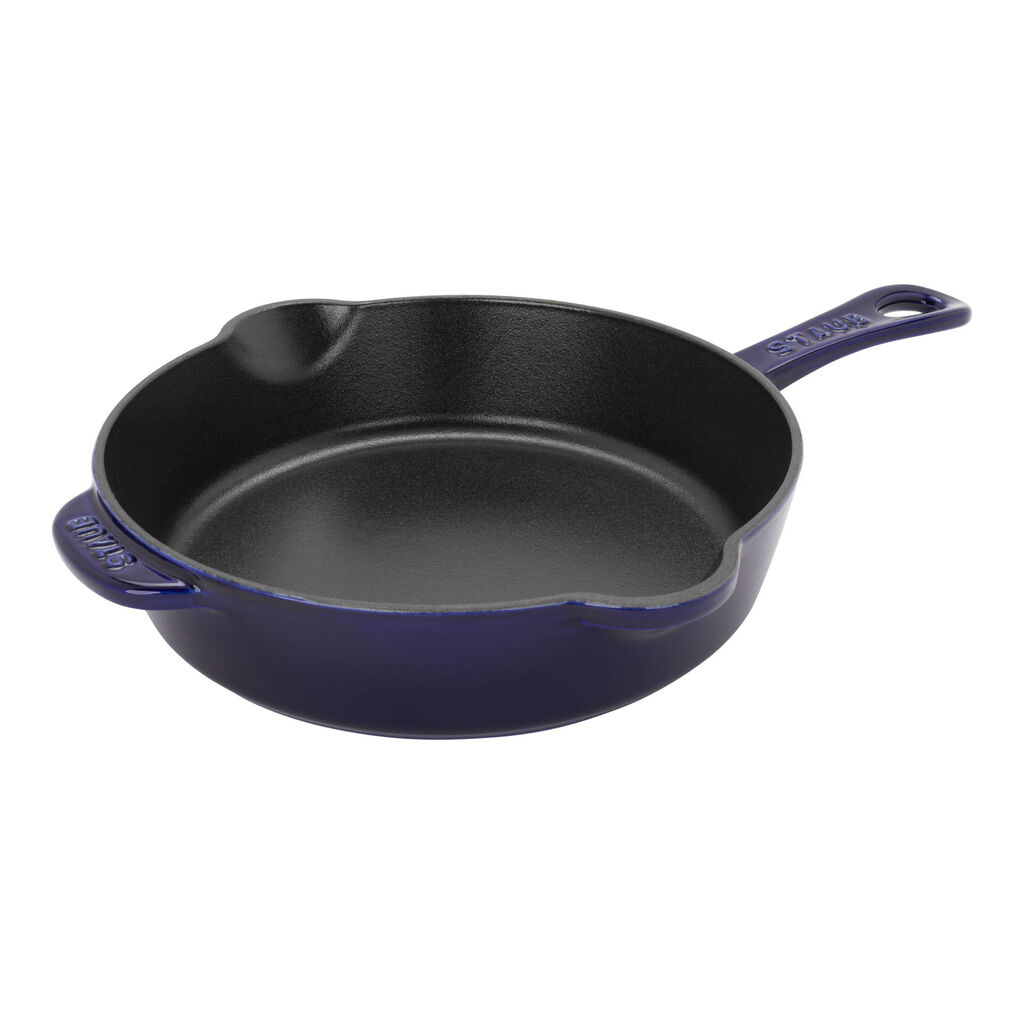 8.5-inch, Traditional Deep Skillet, Dark Blue,,large