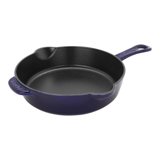 8.5-inch, Traditional Deep Skillet, Dark Blue - Factory Second,,large