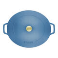6 qt, Wide Oval French Oven, French Blue - Factory Second,,large