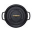 7 qt, Round, Dutch Oven Buster And Punch, Matte Black,,large preview