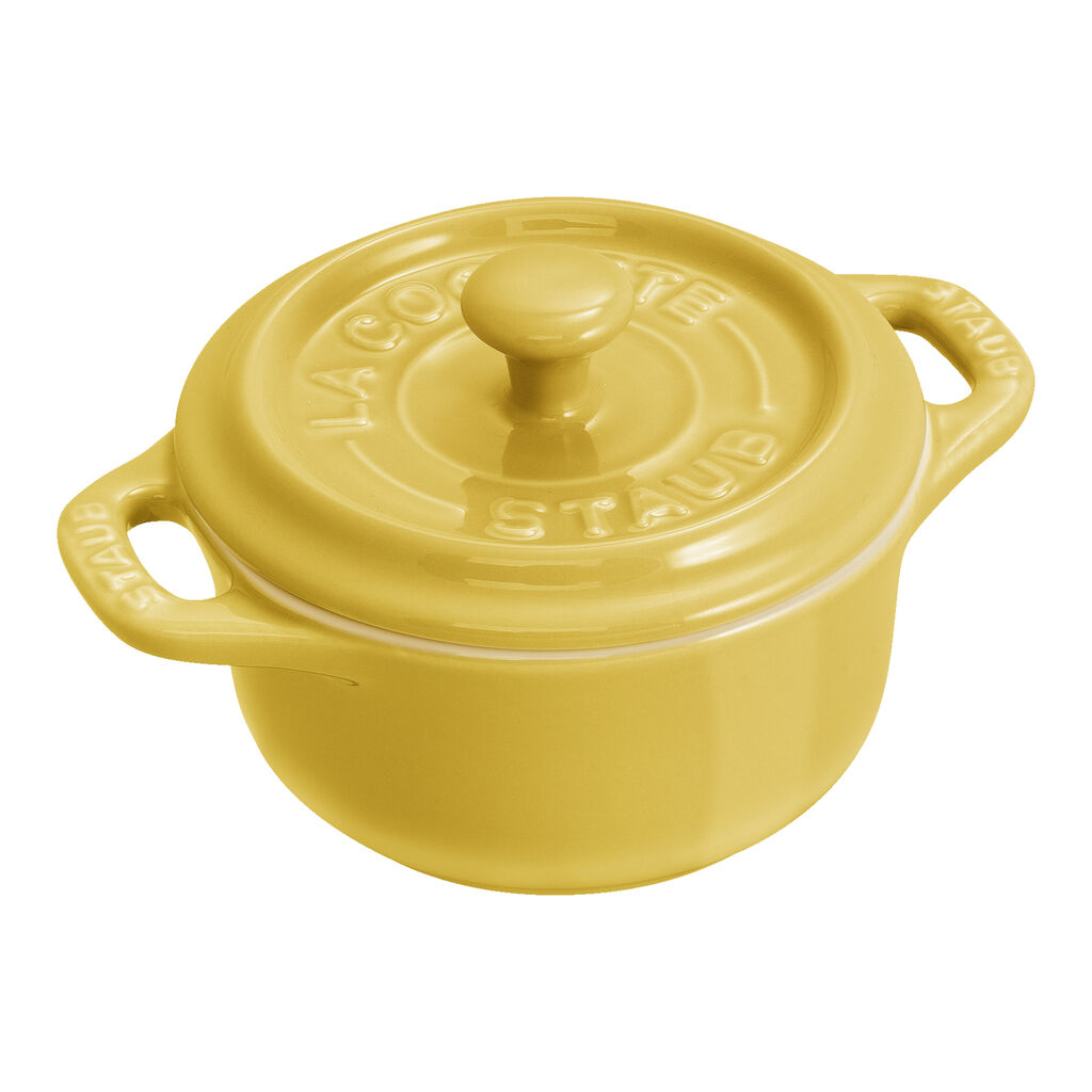 3-pc, Mini Round Dutch Oven Set, Citron,,large