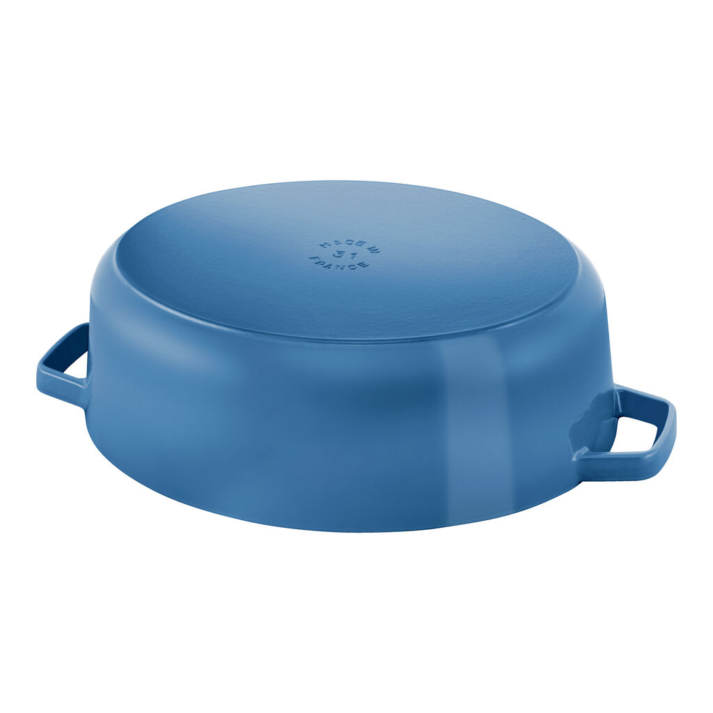6 qt, Wide Oval French Oven, French Blue - Factory Second,,large