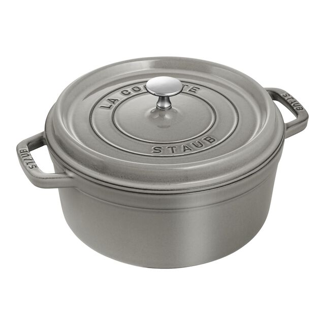4 qt, Round, Dutch Oven, Graphite Grey,,large