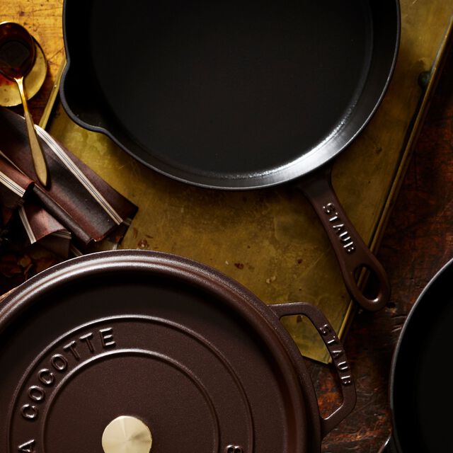 11-inch, Traditional Deep Skillet, Matte Espresso,,large