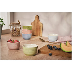 4-inch / 6-pc, Prep Bowl Set Macaron, Mixed Colors