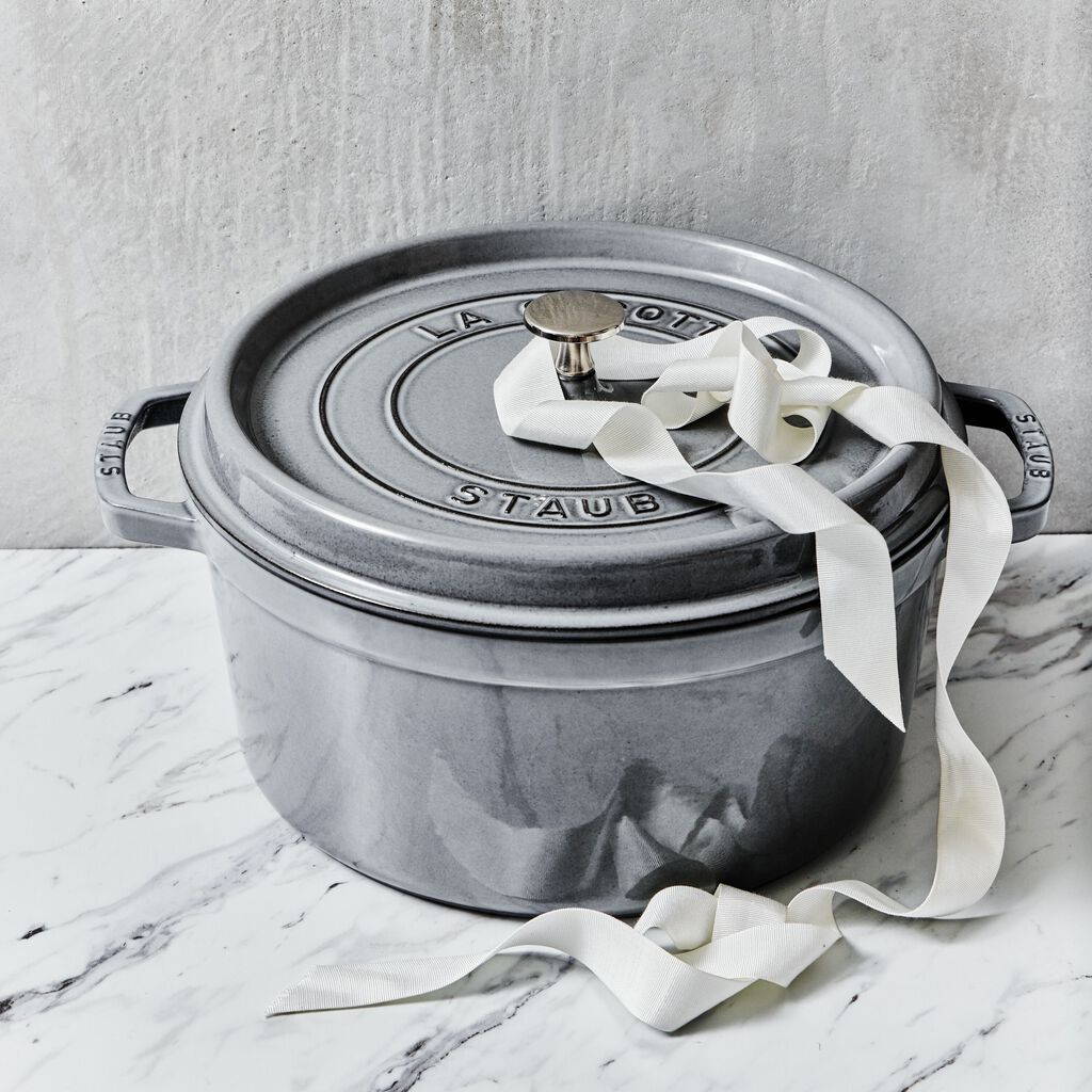 4 qt, Round, Dutch Oven, Graphite Grey,,large
