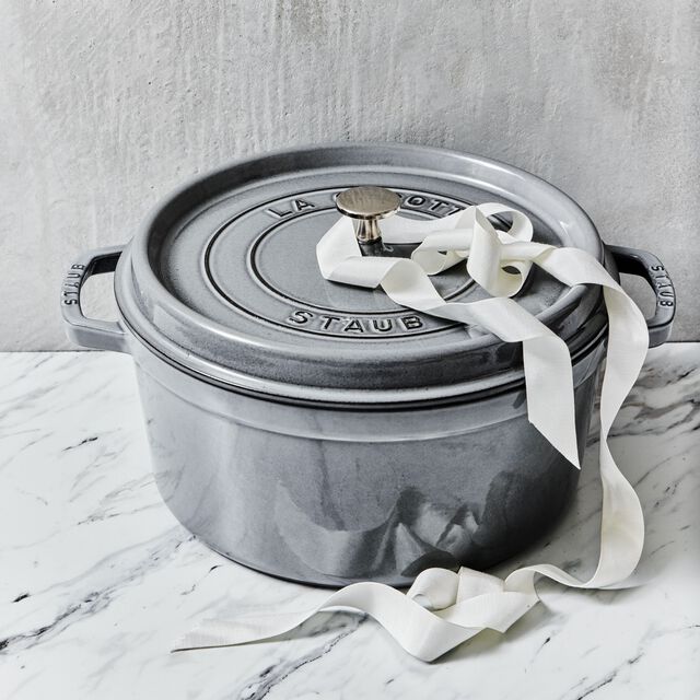 4 qt, Round, Dutch Oven, Graphite Grey,,large