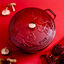 5 qt, Essential French Oven with Horse Lid, Cherry,,large preview
